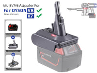 Thumbnail for Milwaukee to Dyson Battery Adapter V7 / V8 Series Vacuum Cleaner Adapter Converter