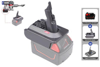 Thumbnail for Milwaukee to Dyson Battery Adapter V7 / V8 Series Vacuum Cleaner Adapter Converter
