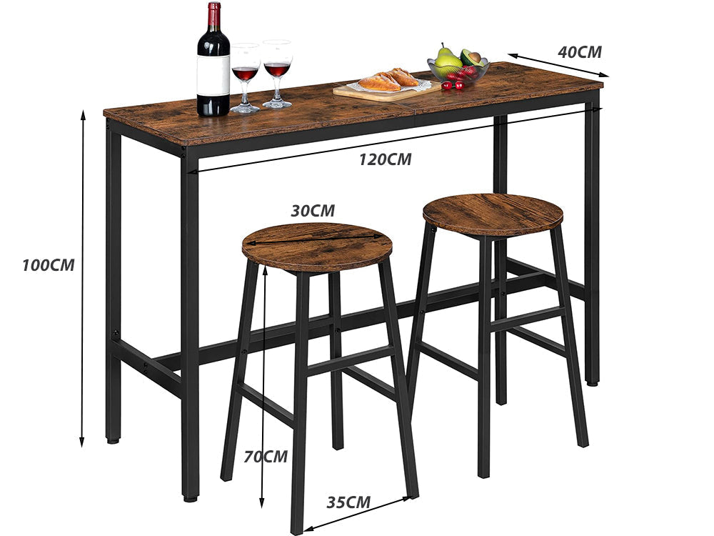 Bar Table and Bar Chairs Set