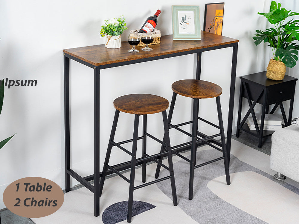 Bar Table and Bar Chairs Set