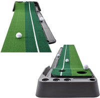 Thumbnail for Golf Putting Mat Practice Putter Indoor Outdoor Training Exerciser