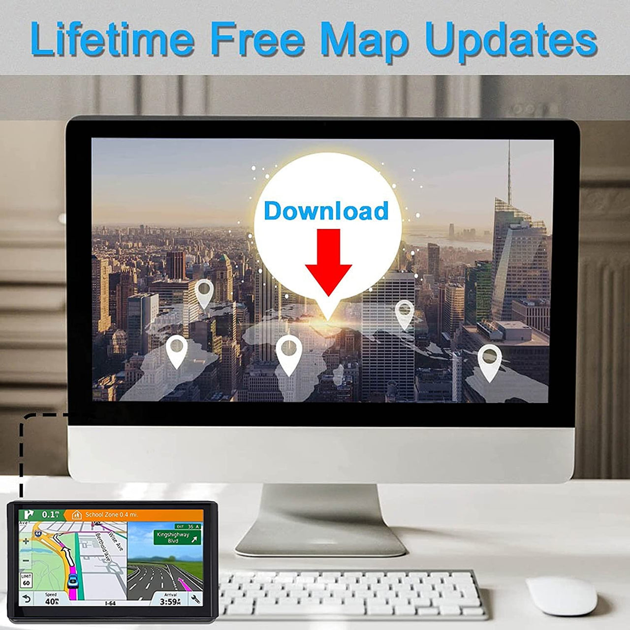 7 Inch Car GPS Navigation