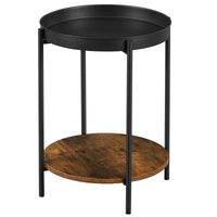 Thumbnail for Vasagle Stylish Bedside Table round Side Table End Table - Homyspire