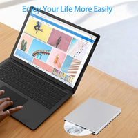Thumbnail for USB 2.0 External CD DVD Portable Drive Writer Player For PC/Laptops Mac Windows