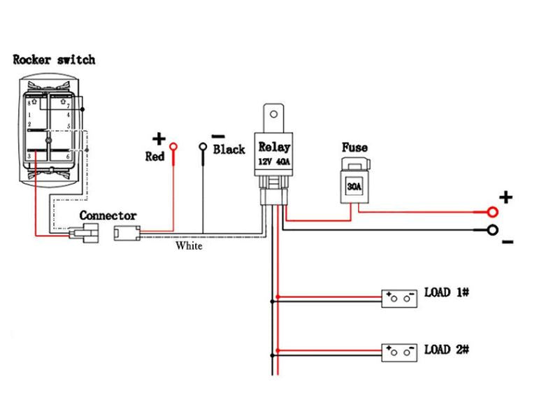 LED Light Bar Wiring Harness Kit