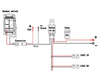 Thumbnail for LED Light Bar Wiring Harness Kit