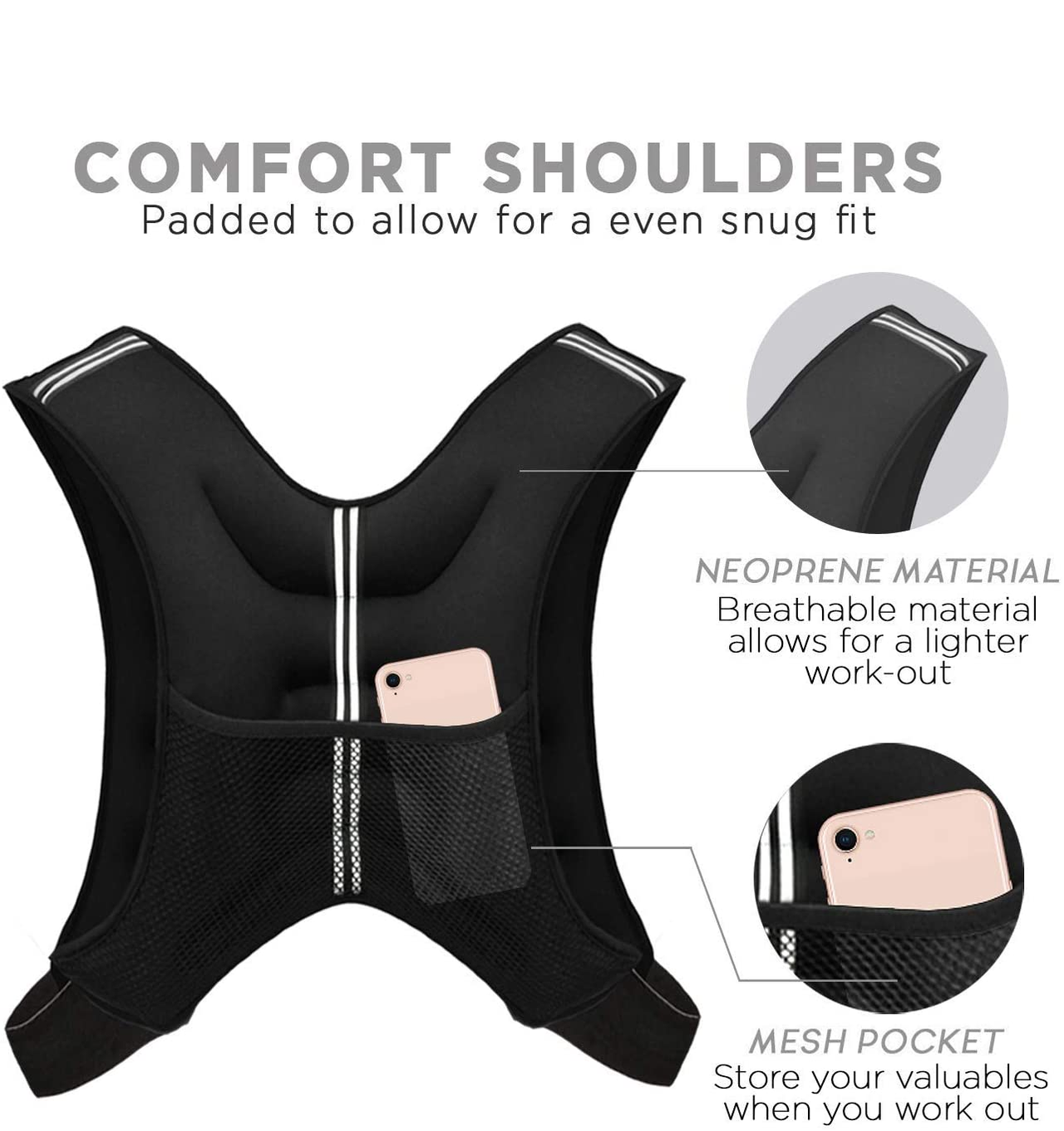 Sport Weighted Vest Workout Equipment 5kg
