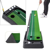 Thumbnail for 3M Golf Putting Mat Auto Ball Return Practice Putting Mat Golf Training Aid