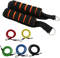 Thumbnail for Fitness Exercises Resistance Bands Set