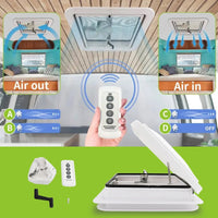 Thumbnail for Caravan Roof Vent RV Shower Hatch