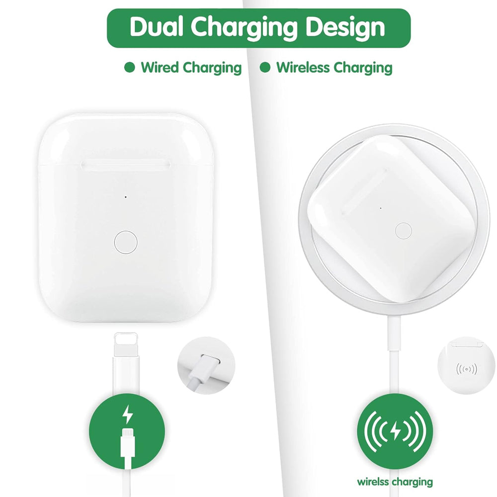 Replacement Wireless Charging Case for AirPods 1 & AirPods 2