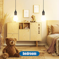 Thumbnail for 1PC E27 Socket With Wire Lamp Holder For Bulb With Power Cord Electrical Outlet