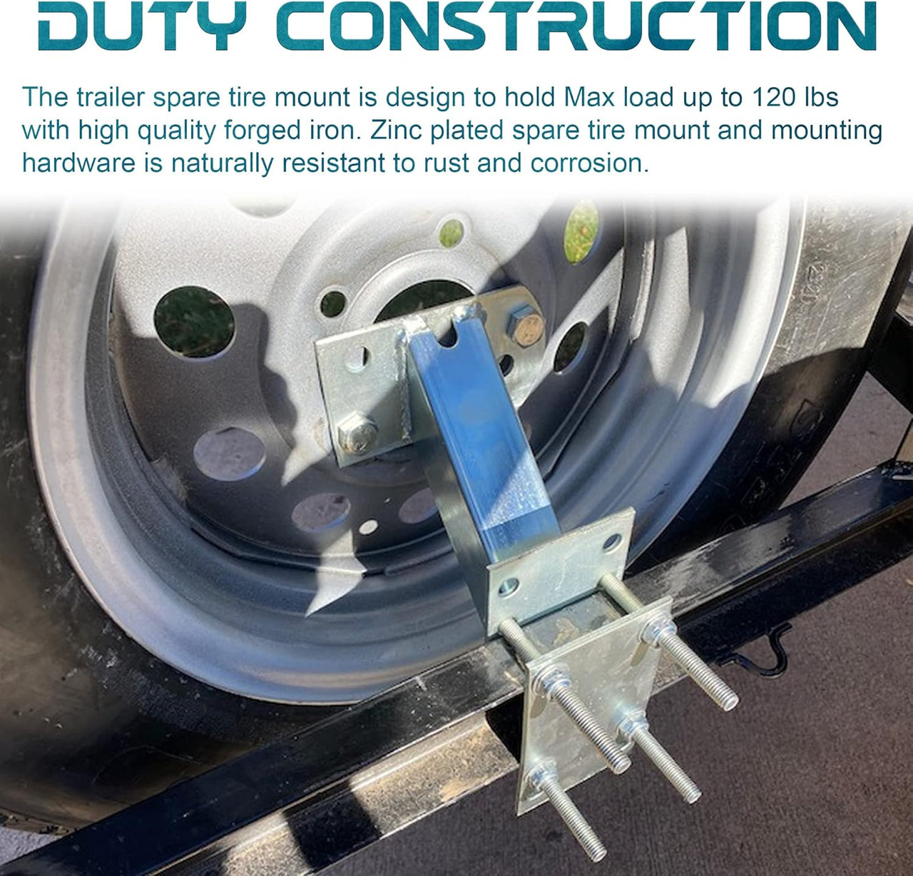 Trailer Wheel Bracket Spare Tire Carrier