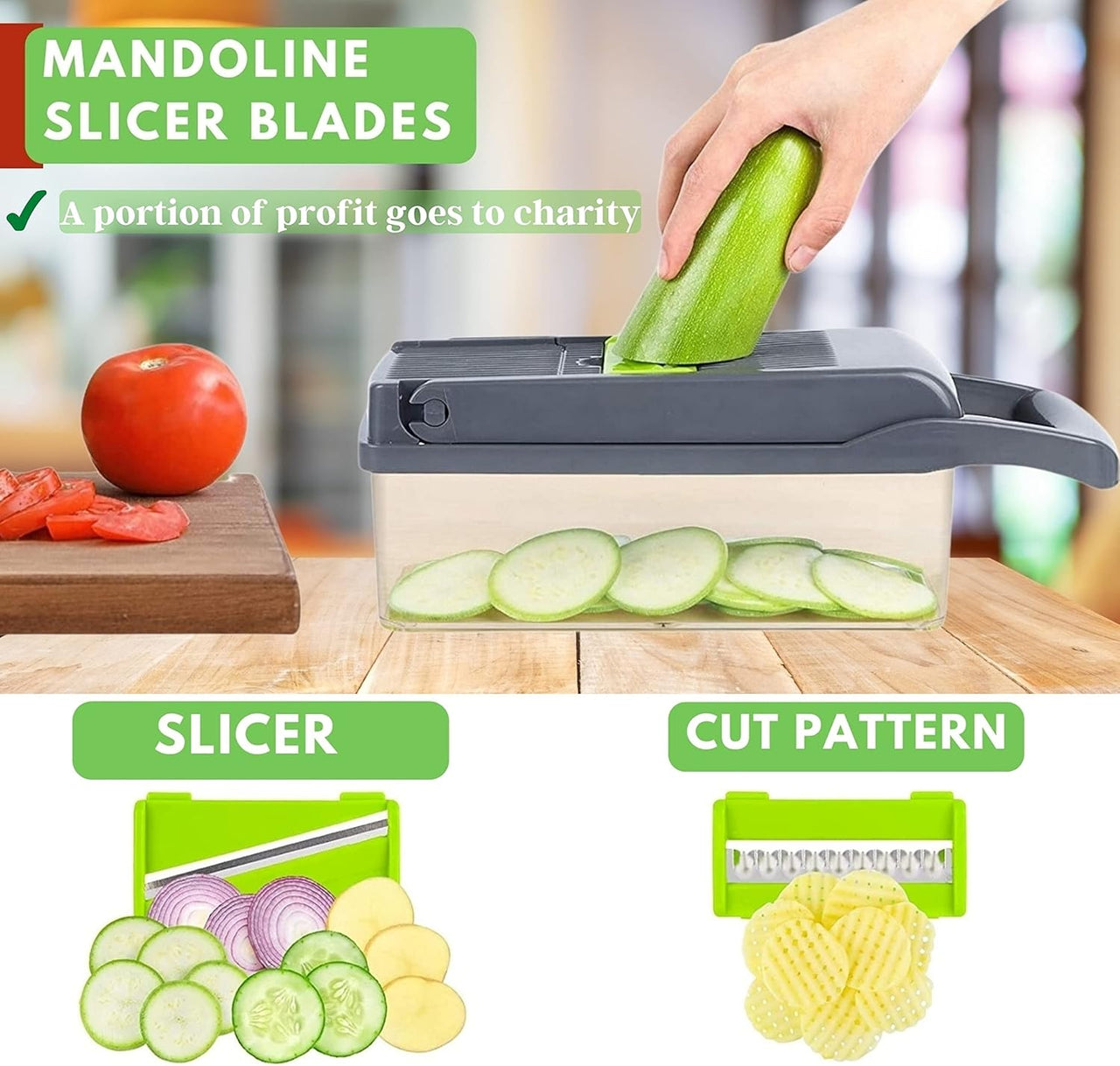 15 in 1 Vegetable Chopper Mandoline Slicer