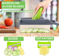 Thumbnail for 15 in 1 Vegetable Chopper Mandoline Slicer