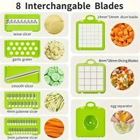 Thumbnail for 15 in 1 Vegetable Chopper Mandoline Slicer
