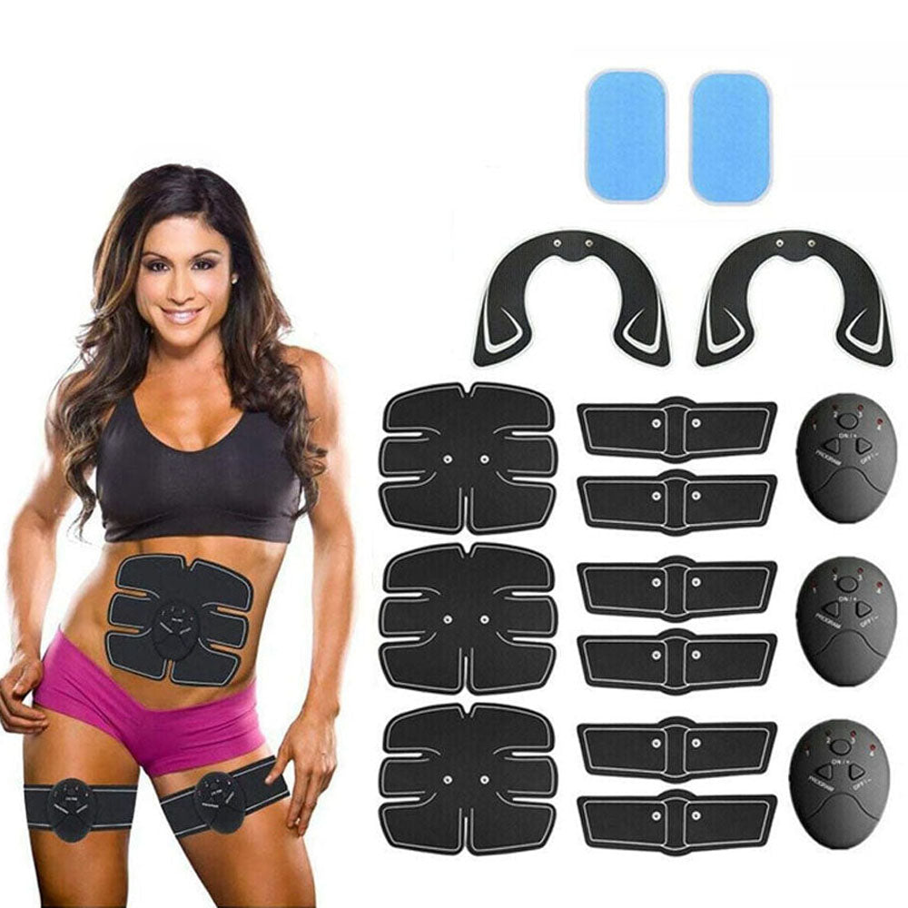 Muscle Stimulator Body Slimming Sticker Arm Hip Abdominal Exerciser Men and Women