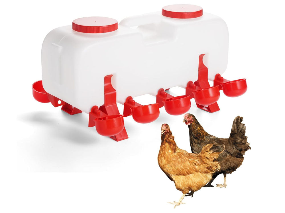 Poultry Waterer Chicken Feeder for Chicken Quail Duck Goose Turkey