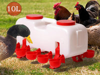 Thumbnail for Poultry Waterer Chicken Feeder for Chicken Quail Duck Goose Turkey
