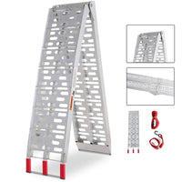 Thumbnail for Aluminum Folding Ramp ATV Mower Loading Ramp