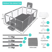 Thumbnail for Portable Baby Playpen Fence Gate Wall Fence Barrier PlayPen