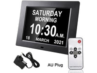 Thumbnail for 8inch LED Dementia Digital Calendar Clock Alarm Extra Large Day/Week/Month/Year