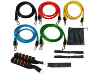 Thumbnail for Fitness Exercises Resistance Bands Set