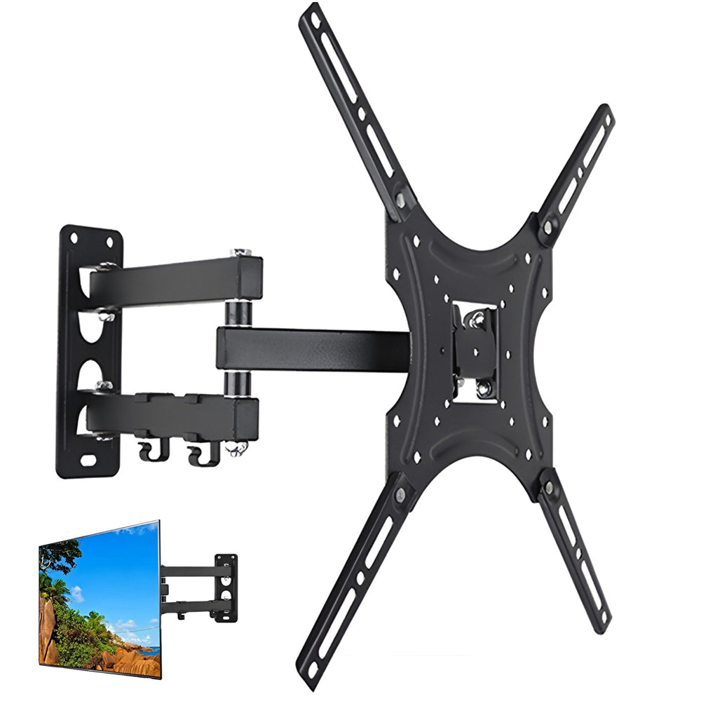 Full Motion TV Wall Mount Bracket Swivel Tilt 14 - 55 Inch