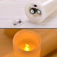 Thumbnail for 9-Piece LED Flameless Pillar Candle Set with Remote Control, Timer & Flickering Light