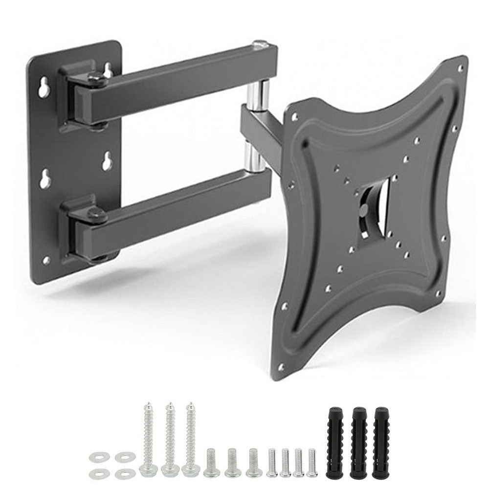 Full Motion TV Wall Mount Bracket Swivel Tilt 14 - 42 Inch