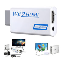 Thumbnail for Wii to HDMI Converter Adapter 1080P Full HD with 3.5mm Audio Output for Nintendo Wii