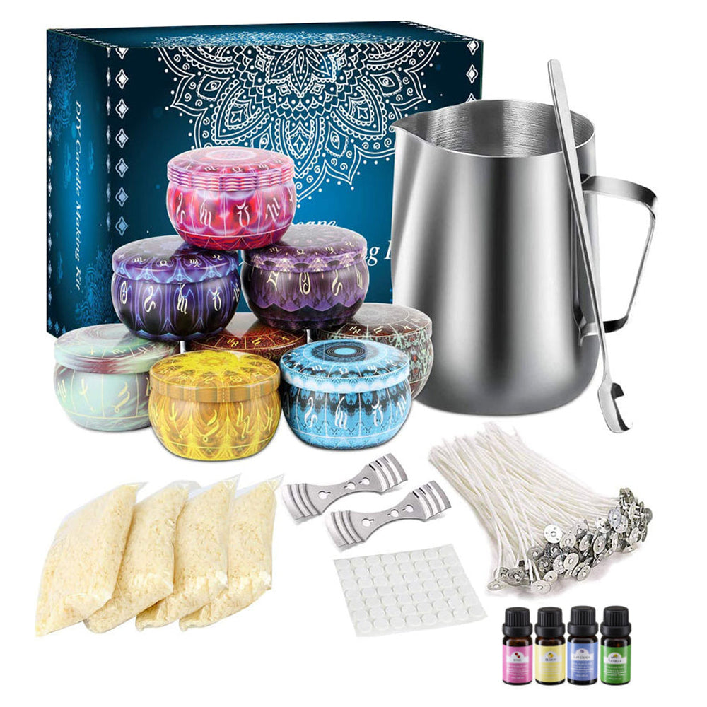 Candle Making Kit Wax DIY Set Pot Wicks