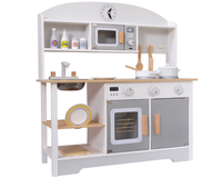 Thumbnail for Wooden Play Kitchen Kids Kitchen Set Pretend Playset