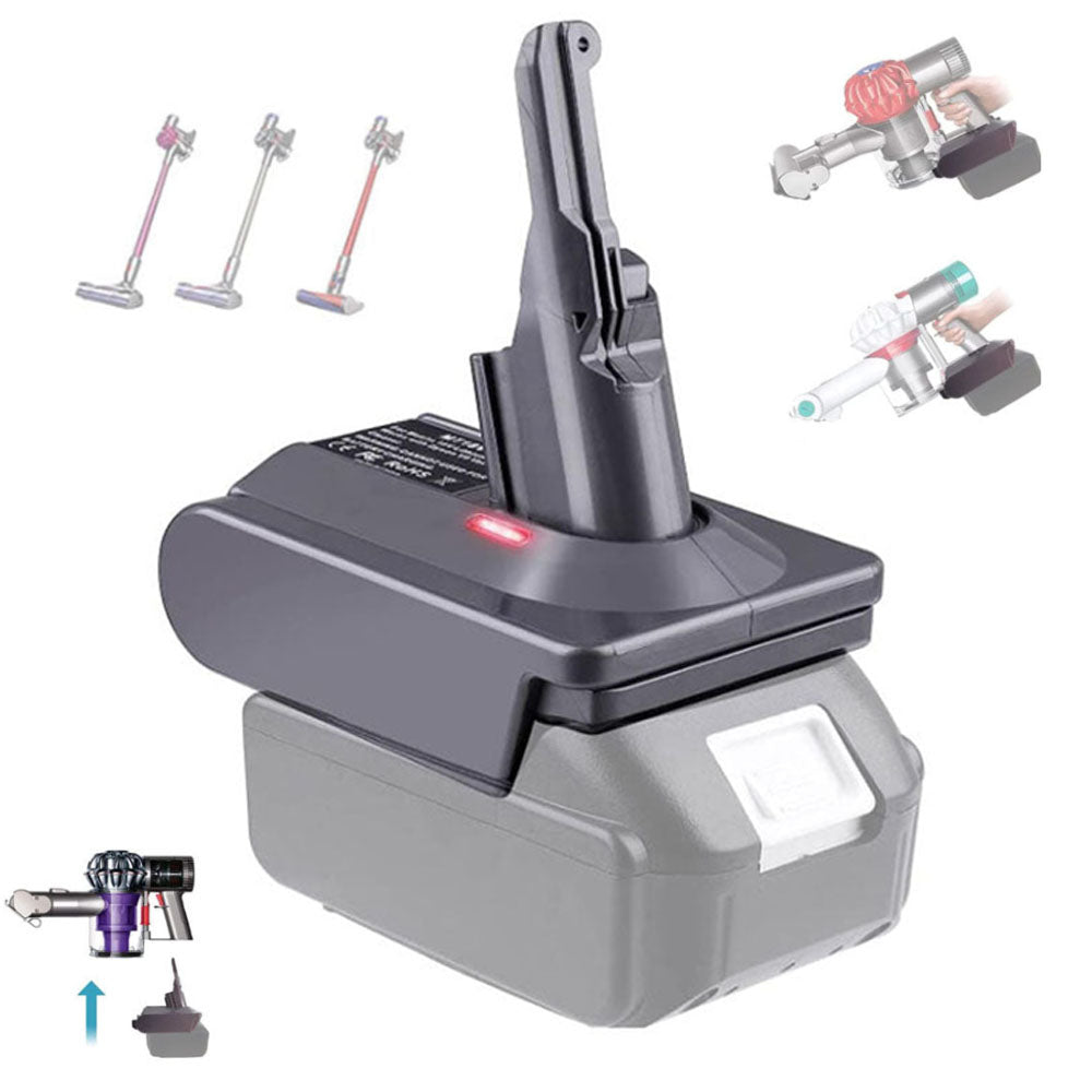Battery Adapter For Makita to Dyson V7/V8 Series Vacuum Cleaner Adapter Converter