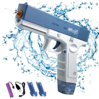 Thumbnail for Rechargeable Automatic Electric Water Blaster with Dual 59cc Water Magazines