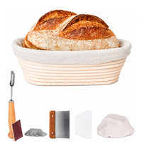 Thumbnail for Bread Proofing Basket Set, Banneton Bowl