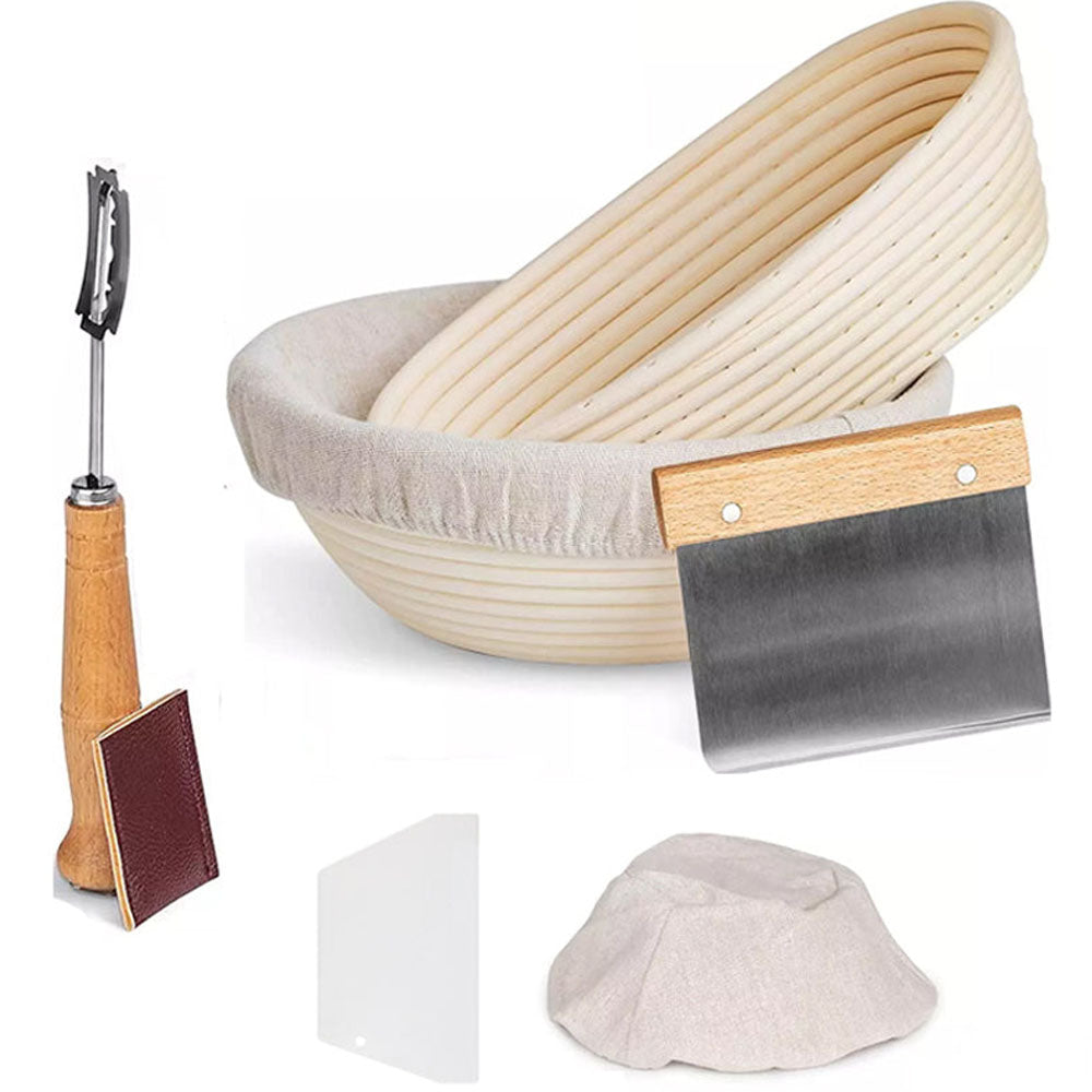 Bread Proofing Basket Set, Banneton Bowl