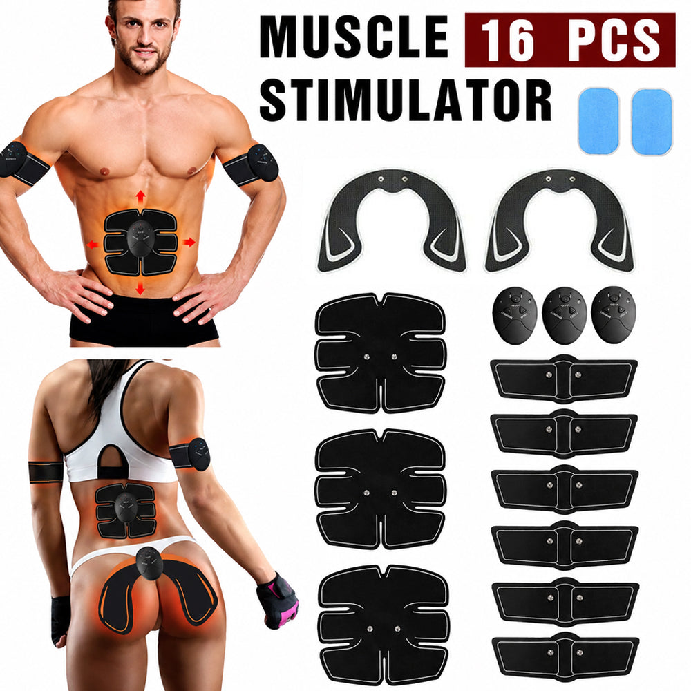 Muscle Stimulator Body Slimming Sticker Arm Hip Abdominal Exerciser Men and Women
