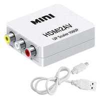 Thumbnail for HDMI to RCA Converter Adapter for TV Stick, Roku, Chromecast, Apple TV, PC, Laptop, Xbox
