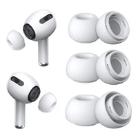 Thumbnail for 3-Pair Replacement Silicone Ear Tips with Mesh Compatible with Apple AirPods Pro and 2nd Gen – S/M/L