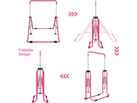 Thumbnail for Kids Gymnastic Bar Horizontal High Bar Monkey Kip Bar Training Bar