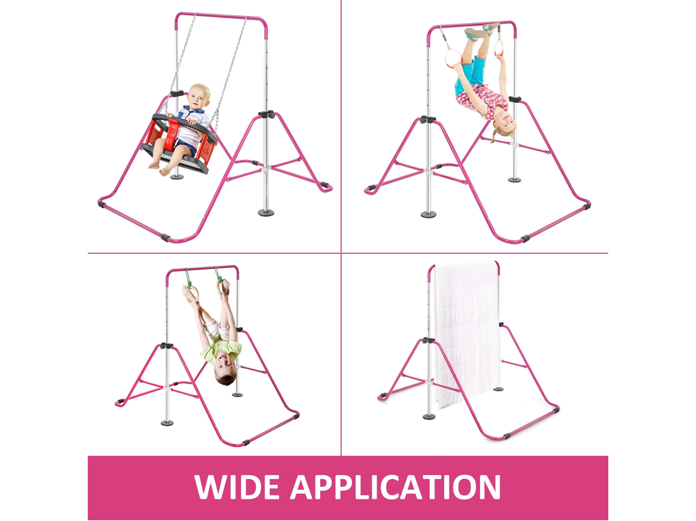 Kids Gymnastic Bar Horizontal High Bar Monkey Kip Bar Training Bar