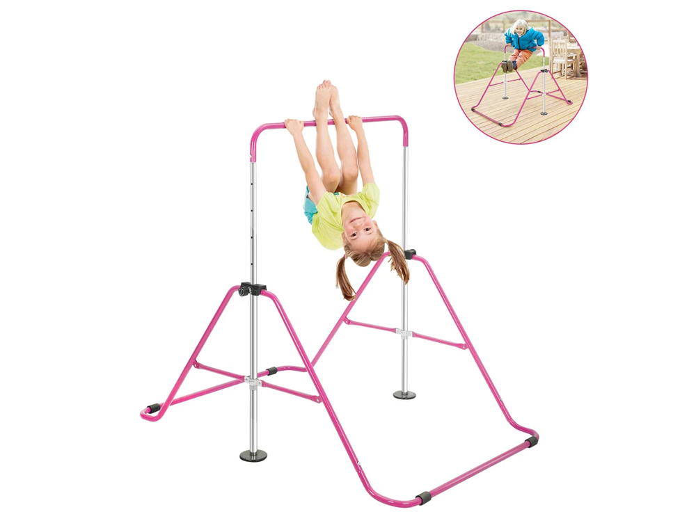 Kids Gymnastic Bar Horizontal High Bar Monkey Kip Bar Training Bar