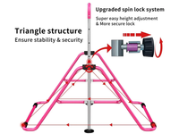 Thumbnail for Kids Gymnastic Bar Horizontal High Bar Monkey Kip Bar Training Bar