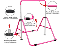 Thumbnail for Kids Gymnastic Bar Horizontal High Bar Monkey Kip Bar Training Bar