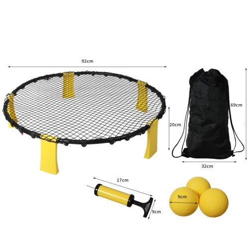 Spike Ball Set Outdoor Game Garden Beach Net Mini Volleyball Sport Toys