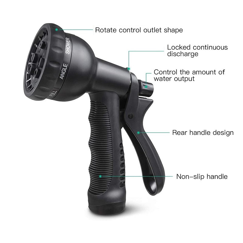 Flexible Garden Hose Spray Nozzle 100ft