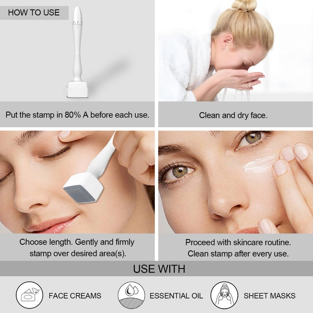 Adjustable Derma Stamp Micro Needling Stamp