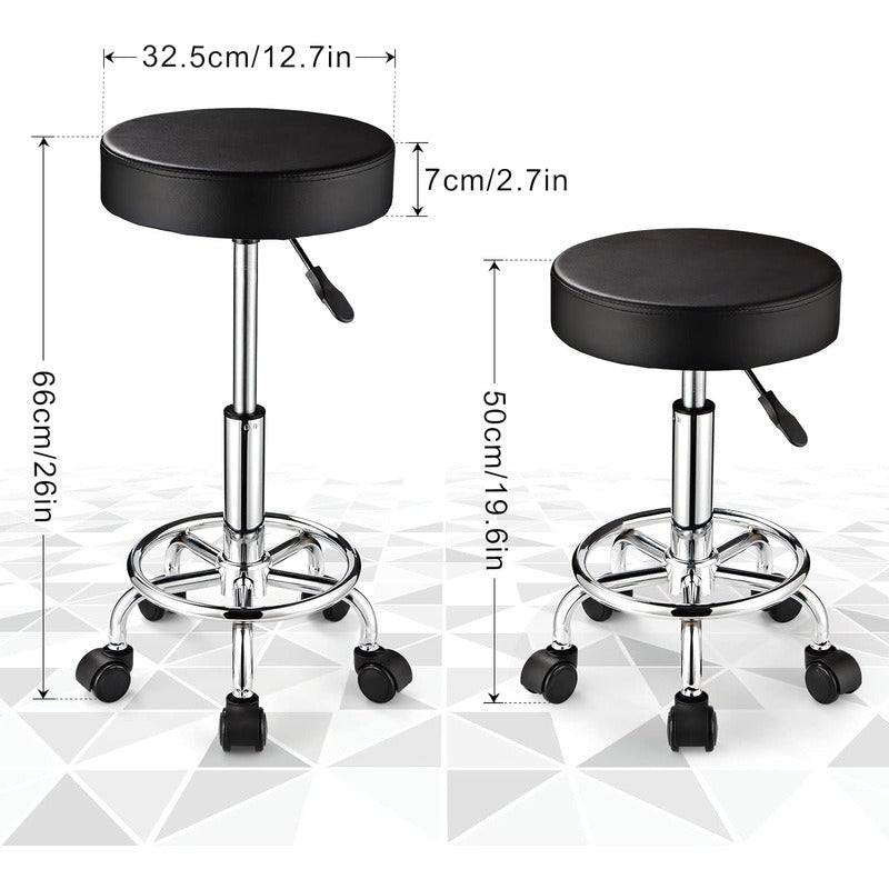 Salon Stool Adjustable Height Stool