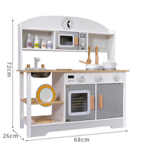 Thumbnail for Wooden Play Kitchen Kids Kitchen Set Pretend Playset